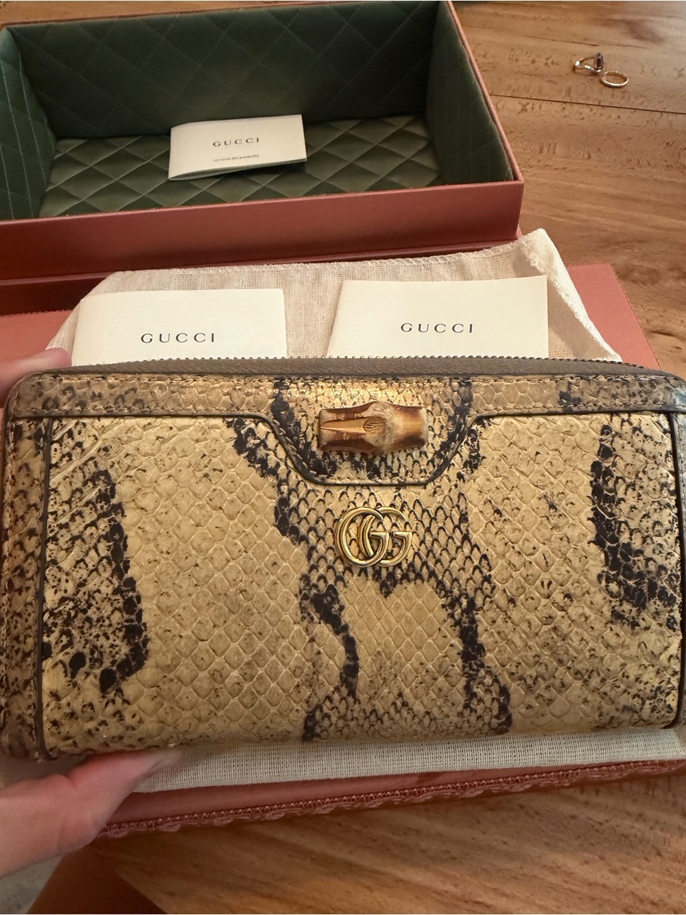 Gucci python wallet - Picture 3 of 5
